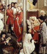 WEYDEN, Rogier van der Seven Sacraments Altarpiece oil painting reproduction